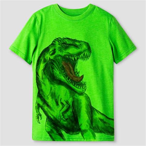 of 50. . Cat and jack dinosaur shirt